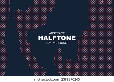 Halftone Abstract Background Wallpaper for Web Graphic Banner