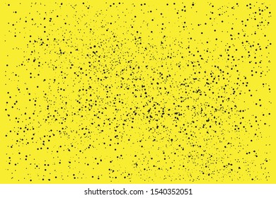 Halftone abstract black random dots. Vector