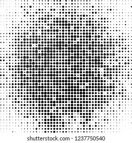 Halftone abstract black and white