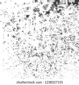 Halftone abstract black and white