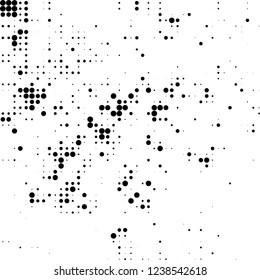 Halftone abstract black and white