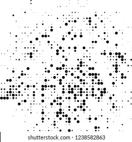 Halftone abstract black and white