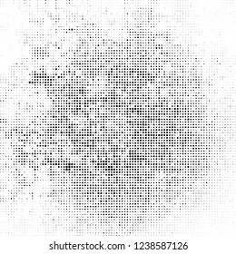 Halftone abstract black and white