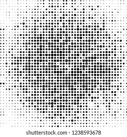 Halftone abstract black and white