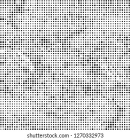 Halftone abstract black and white