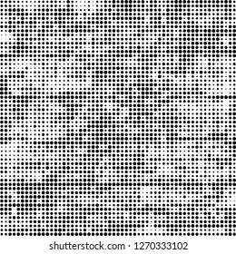 Halftone abstract black and white