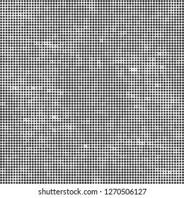 Halftone abstract black and white