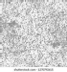 Halftone abstract black and white