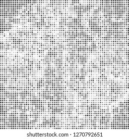 Halftone abstract black and white