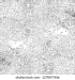 Halftone abstract black and white