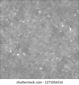 Halftone abstract black and white