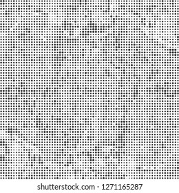 Halftone abstract black and white