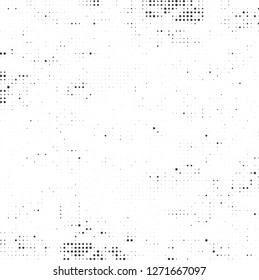 Halftone abstract black and white