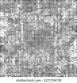 Halftone abstract black and white