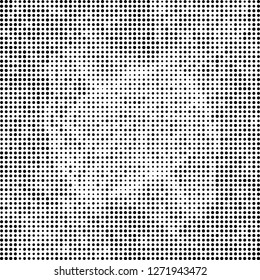 Halftone abstract black and white