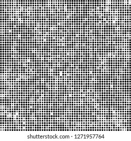 Halftone abstract black and white