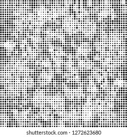 Halftone abstract black and white