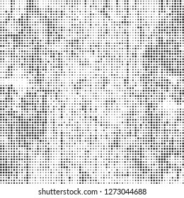 Halftone abstract black and white