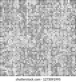 Halftone abstract black and white