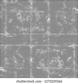 Halftone abstract black and white