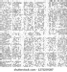 Halftone abstract black and white