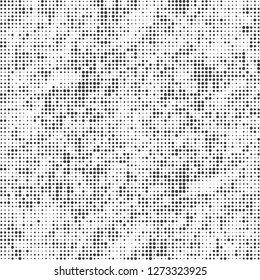 Halftone abstract black and white