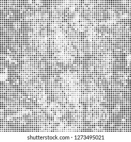 Halftone abstract black and white