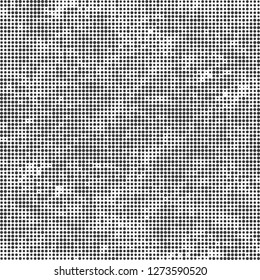 Halftone abstract black and white