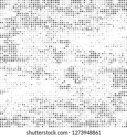 Halftone abstract black and white