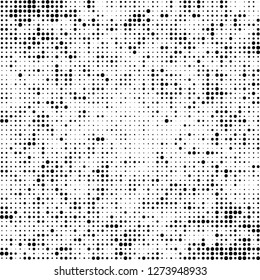 Halftone abstract black and white