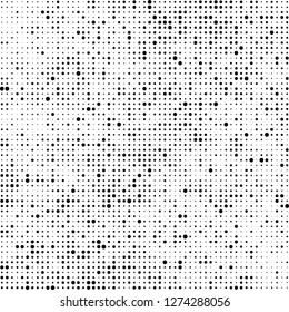 Halftone abstract black and white