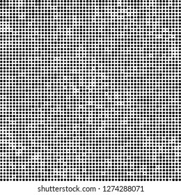 Halftone abstract black and white