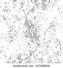 Halftone abstract black and white