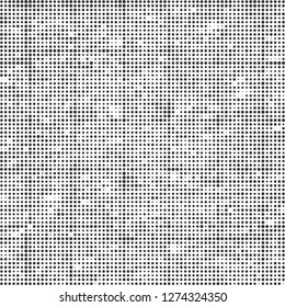 Halftone abstract black and white