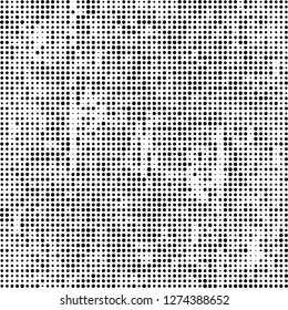 Halftone abstract black and white