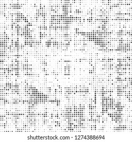 Halftone abstract black and white