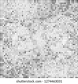 Halftone abstract black and white