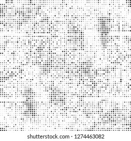 Halftone abstract black and white