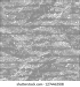 Halftone abstract black and white
