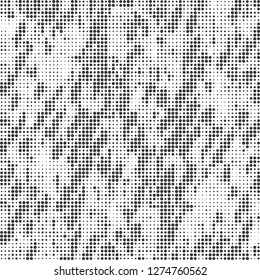 Halftone abstract black and white