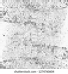 Halftone abstract black and white