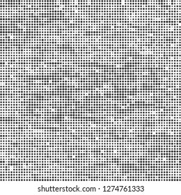 Halftone abstract black and white