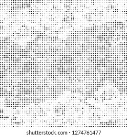Halftone abstract black and white