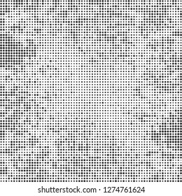 Halftone abstract black and white