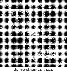 Halftone abstract black and white