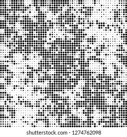 Halftone abstract black and white