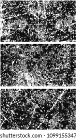 Halftone abstract black and white. Monochrome texture of dot pattern