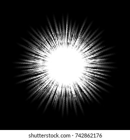 Halftone Abstract Burst background. And also includes EPS 10 vector