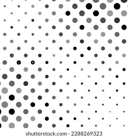 Diseño geométrico abstracto de semitono, fondo de la cubierta de textura dinámica digital, ilustración vectorial.
