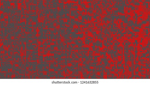 Halftone abstract red dots on grey background